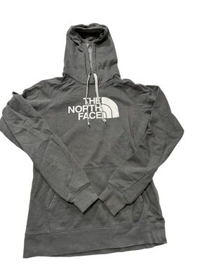 The North Face Gray Logo Hoodie Sweatshirt